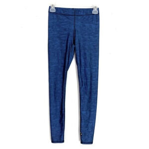 Terez Leggings Womens Size XS Tights Pants Heathered Royal Blue Athletic Yoga
